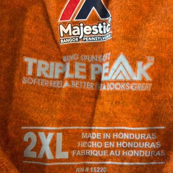 Majestic Orange Philadelphia Flyers Tee - Picture 3 of 3